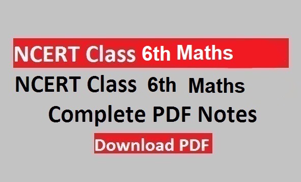 NCERT Class 6 Maths PDF in Hindi and English